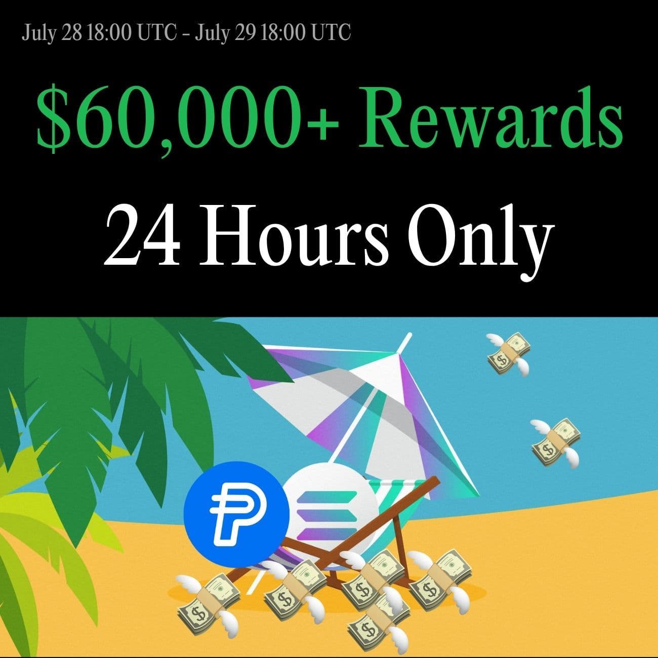 $60,000 24H Challenge: Trade SOL, PYUSD $60,000 24H Challenge: Trade SOL, PYUSD
